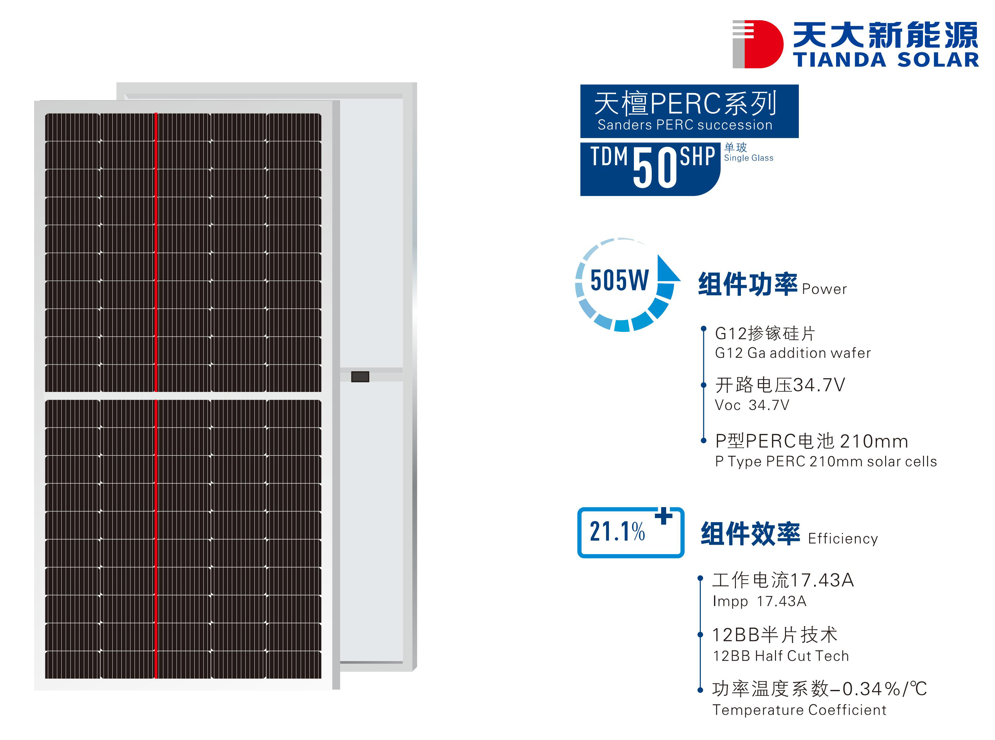 天檀PERC系列TDM 50 SHP